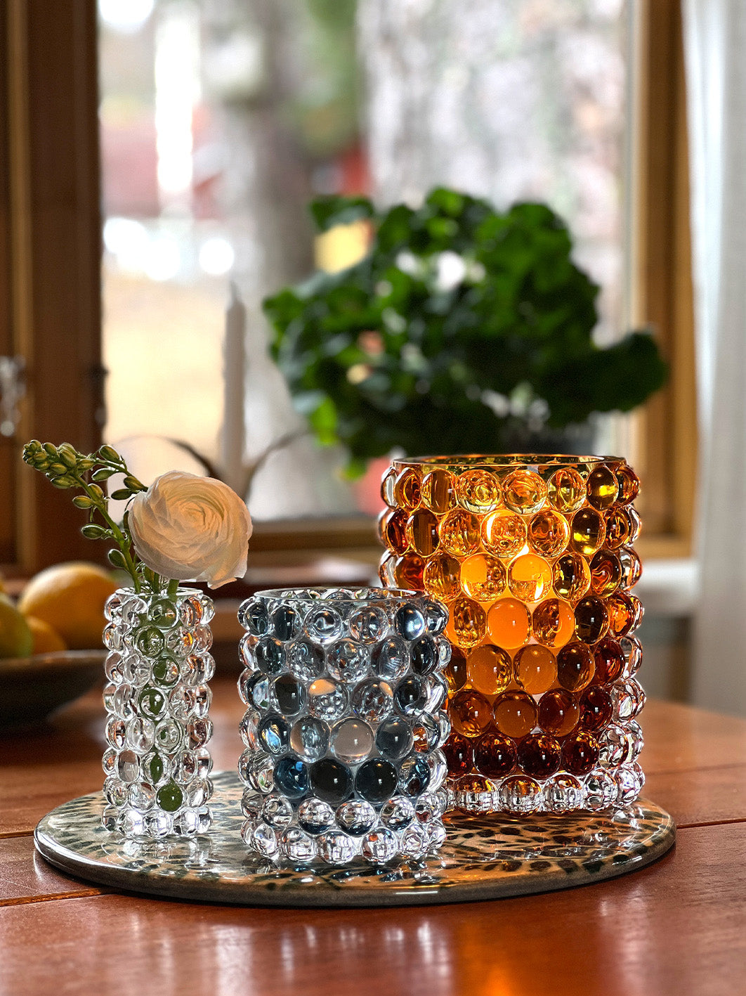 HURRICANE BOULE MINI, Clear Vas