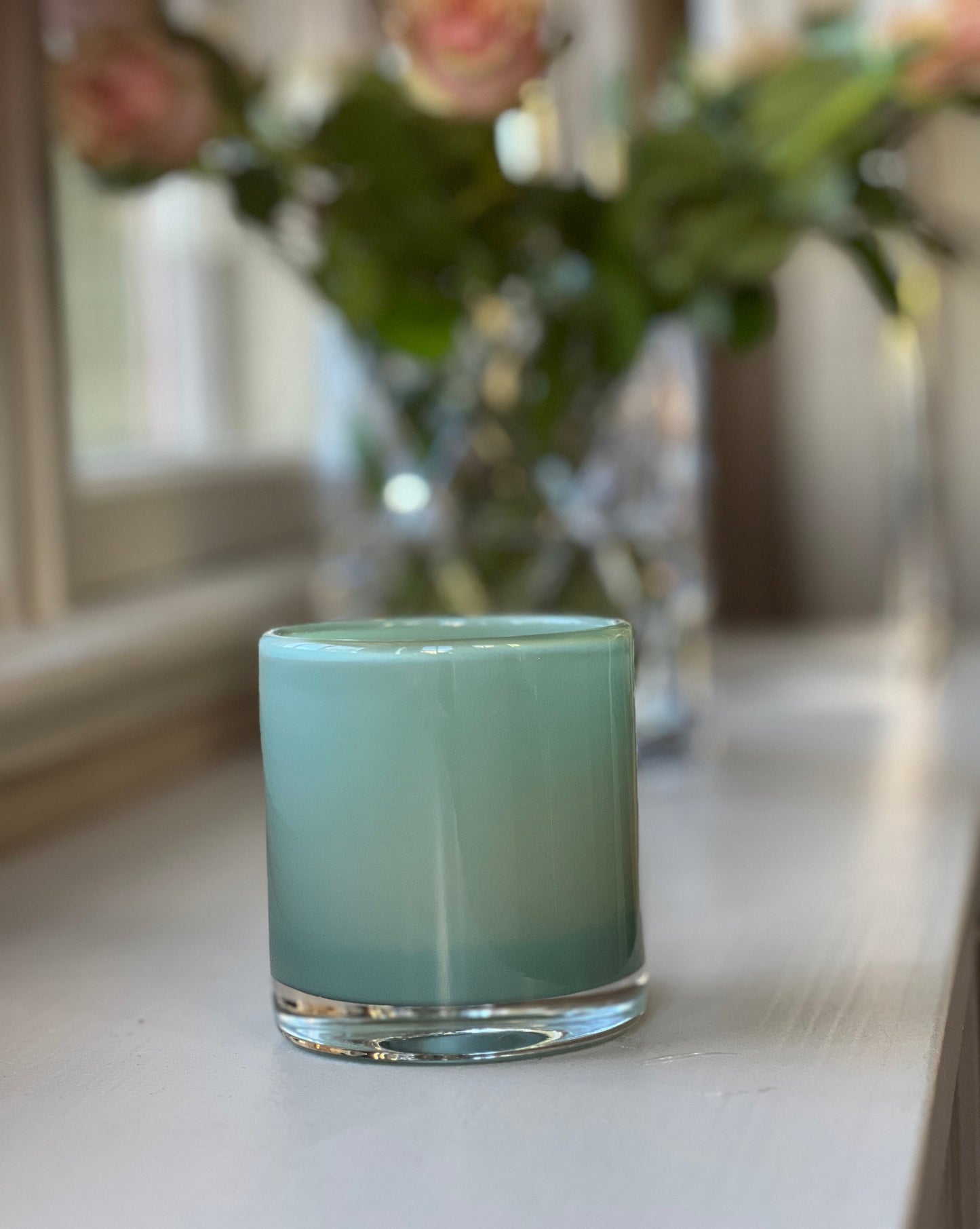 HURRICANE LAMP CANDY SMALL, Sage Windlicht