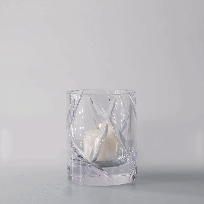 HURRICANE CRYSTAL LAMP REGULAR, Clear Ljuslykta