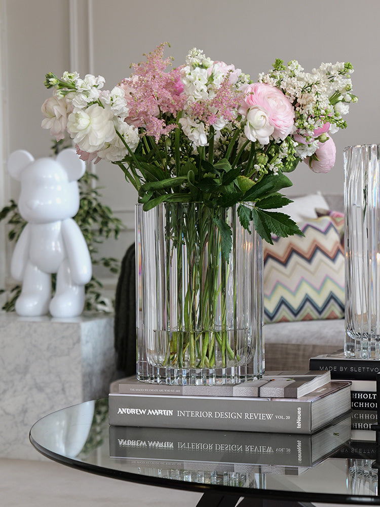 HURRICANE CRYSTAL LAMP LARGE, Clear Strict