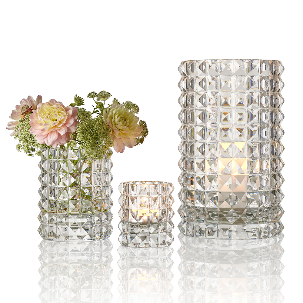 HURRICANE CRYSTAL LAMP REGULAR, Clear Stud